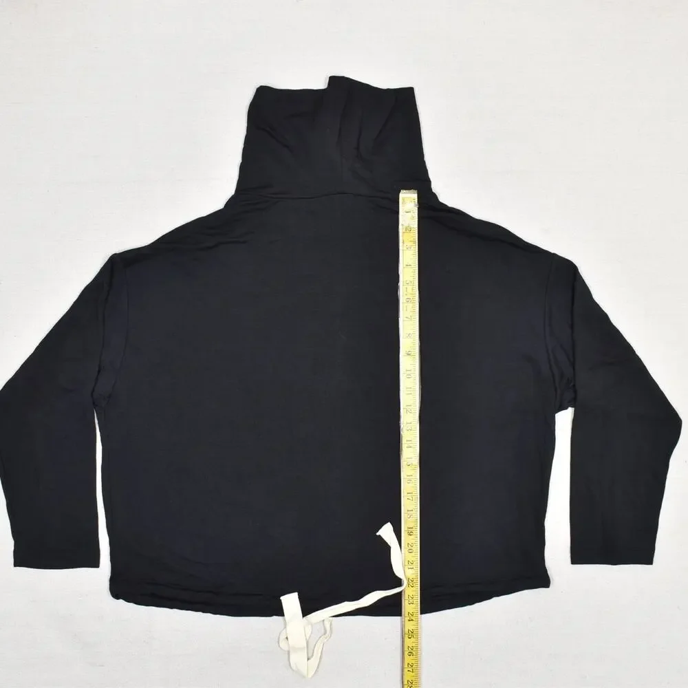 NEW Torrid Sleep Women's Pullover Sweatshirt Cowl Neck Modal Black Plus Size 1